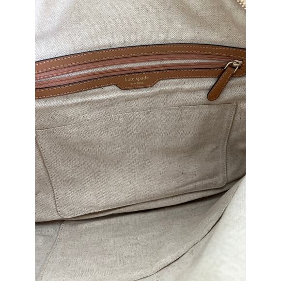 Kate Spade New York Sunkiss Cabana Straw Medium Tote - Picture 3 of 6